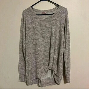 Juicy Couture XL Soft Long Sleeve Front Tie Knot